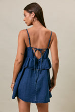 Load image into Gallery viewer, NEWEST ARRIVAL Ruffle Denim Dress
