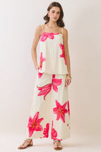 Load image into Gallery viewer, NEWEST ARRIVAL Cream Bold Floral Pants Set

