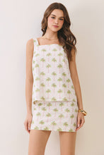 Load image into Gallery viewer, NEWEST ARRIVAL Palm Tree Mini Skirt Set

