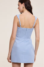 Load image into Gallery viewer, NEWEST ARRIVAL Powder Blue Square Neck Dress
