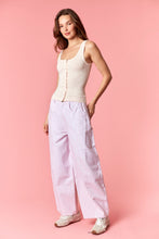 Load image into Gallery viewer, NEWEST ARRIVAL Pink Striped Barrel Jeans

