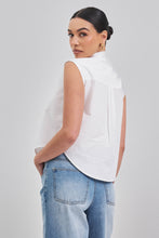 Load image into Gallery viewer, NEWEST ARRIVAL White Front Bow Blouse
