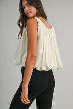 Load image into Gallery viewer, NEWEST ARRIVAL Cream Bubble Off Shoulder Top
