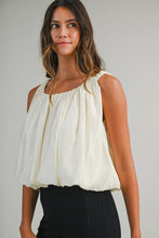 Load image into Gallery viewer, NEWEST ARRIVAL Cream Bubble Off Shoulder Top
