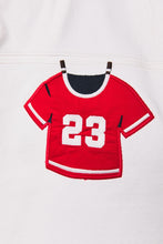 Load image into Gallery viewer, NEWEST ARRIVAL White/Red Football Game Day Top
