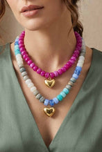 Load image into Gallery viewer, NEWEST ARRIVAL Gold Heart Beaded Necklaces
