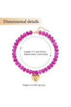 Load image into Gallery viewer, NEWEST ARRIVAL Gold Heart Beaded Necklaces

