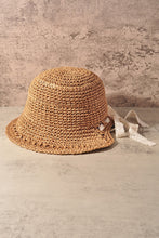 Load image into Gallery viewer, LAST ONE Straw Brim Bucket Hat
