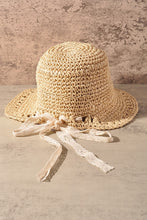 Load image into Gallery viewer, LAST ONE Straw Brim Bucket Hat
