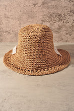 Load image into Gallery viewer, LAST ONE Straw Brim Bucket Hat
