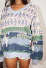 Load image into Gallery viewer, NEWEST ARRIVAL Vintage Golfer and Caddie Pattern Knit Sweater
