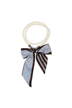 Load image into Gallery viewer, NEWEST ARRIVAL Brown Pearl Scarf Necklace
