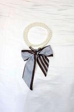 Load image into Gallery viewer, NEWEST ARRIVAL Brown Pearl Scarf Necklace
