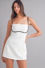 Load image into Gallery viewer, NEWEST ARRIVAL White Binding Athletic Dress
