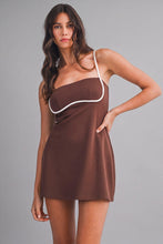 Load image into Gallery viewer, NEWEST ARRIVAL Brown Binding Athletic Dress
