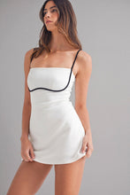 Load image into Gallery viewer, NEWEST ARRIVAL White Binding Athletic Dress
