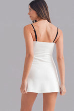 Load image into Gallery viewer, NEWEST ARRIVAL White Binding Athletic Dress
