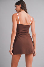 Load image into Gallery viewer, NEWEST ARRIVAL Brown Binding Athletic Dress
