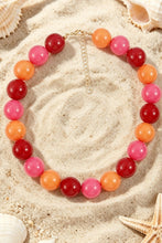 Load image into Gallery viewer, NEWEST ARRIVAL Orange/Red Combo Beaded Necklace

