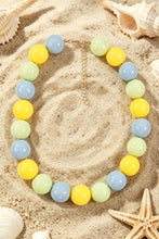 Load image into Gallery viewer, NEWEST ARRIVAL Blue/Yellow Combo Beaded Necklace
