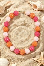 Load image into Gallery viewer, NEWEST ARRIVAL Orange/Pink Combo Beaded Necklace
