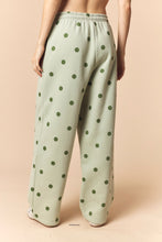 Load image into Gallery viewer, NEWEST ARRIVAL Sage Green Polka Dot Quarter Zip Sweats Set
