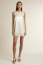 Load image into Gallery viewer, NEWEST ARRIVAL Cream Satin Lace Mini Dress
