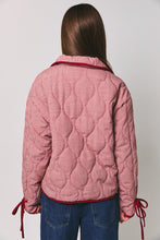 Load image into Gallery viewer, NEWEST ARRIVAL Red Gingham Quilted Jacket
