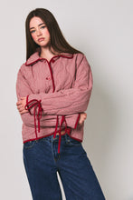 Load image into Gallery viewer, NEWEST ARRIVAL Red Gingham Quilted Jacket
