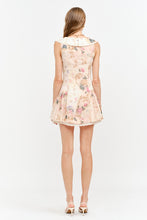 Load image into Gallery viewer, NEWEST ARRIVAL Natural Floral Satin Collared Mini Dress
