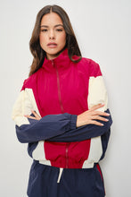Load image into Gallery viewer, NEWEST ARRIVAL Navy/Red Track Jacket Skort Set
