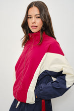 Load image into Gallery viewer, NEWEST ARRIVAL Navy/Red Track Jacket Skort Set
