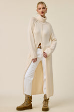 Load image into Gallery viewer, NEWEST ARRIVAL *PREORDER 12/6* Ecru Cream Turtleneck Split Front Sweater Dress
