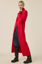 Load image into Gallery viewer, NEWEST ARRIVAL *PREORDER 10/29* Red Turtleneck Split Front Sweater Dress
