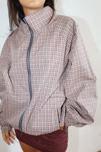 Load image into Gallery viewer, NEWEST ARRIVAL Navy Reversible Retro Color Block Sporty Jacket
