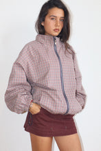 Load image into Gallery viewer, NEWEST ARRIVAL Navy Reversible Retro Color Block Sporty Jacket
