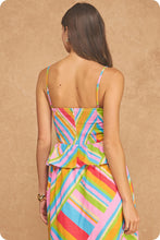 Load image into Gallery viewer, NEWEST ARRIVAL Vibrant Geometric Midi Skirt Set
