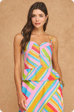 Load image into Gallery viewer, NEWEST ARRIVAL Vibrant Geometric Midi Skirt Set
