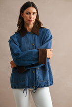 Load image into Gallery viewer, NEWEST ARRIVAL Denim Corduroy Snap Button Jacket
