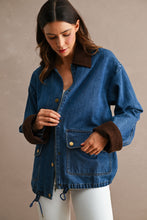 Load image into Gallery viewer, NEWEST ARRIVAL Denim Corduroy Snap Button Jacket
