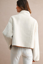 Load image into Gallery viewer, NEWEST ARRIVAL Reversible Sherpa/Suede Front  Button Down Jacket
