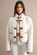 Load image into Gallery viewer, NEWEST ARRIVAL Reversible Sherpa/Suede Front  Button Down Jacket
