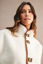 Load image into Gallery viewer, NEWEST ARRIVAL Reversible Sherpa/Suede Front  Button Down Jacket
