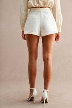 Load image into Gallery viewer, NEWEST ARRIVAL Off White Front Slit Skort

