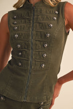 Load image into Gallery viewer, NEWEST ARRIVAL Olive Green Military Micro Shorts Set
