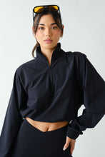 Load image into Gallery viewer, NEWEST ARRIVAL Black Sculpt Half Zip Pullover
