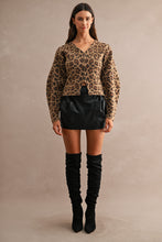 Load image into Gallery viewer, NEWEST ARRIVAL Animal Print Balloon Sleeve Cardigan
