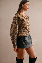 Load image into Gallery viewer, NEWEST ARRIVAL Animal Print Balloon Sleeve Cardigan
