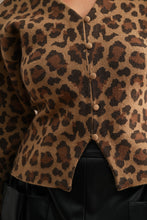 Load image into Gallery viewer, NEWEST ARRIVAL Animal Print Balloon Sleeve Cardigan
