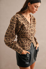 Load image into Gallery viewer, NEWEST ARRIVAL Animal Print Balloon Sleeve Cardigan
